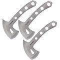 CSTH50AX3PK Cold Steel Throwing Axe 3 Pack 420 Stainless Blade Nylon Sheath