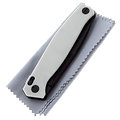 RS7652WB Real Steel Huginn White G10 Handle VG-10 Blade Slide Lock Clip
