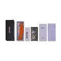 RKEP801J RUIKE P801 Orange/Stainless Handle 14C28N Blade G10 Handle Framelock Clip 