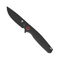 CBTRATHBLK CobraTec Knives Rath Black G10 Handle D2 Blade Linerlock Clip