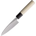 MIKA028 Mikihisa All Purpose Knife 105mm Wood Handle White steel #2 Japan