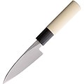 MIKA032 Mikihisa All Purpose Knife 90mm Wood Handle White steel #2 Japan