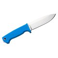DEMAD22BBK Demko Knives FREEREIGN Drop Point AUS-10A Satin Blue Molded Rubber Handle Kydex Sheath