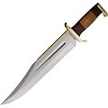  RR2523 Rough Ryder Raider's Bowie Stainless Blade Wood Handle Nylon Sheath