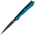 DGRRSFBLBW Daggerr Knives Resident Blue FRN Handles 8Cr14MoV Linerlock Clip