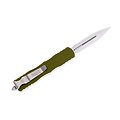 MCT22510OD Microtech 225-10 Dirac AUTO OTF Double Edge Dagger Blade OD Green Aluminum Handles Clip Made USA