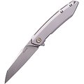RKEP831SSA Ruike P831 Gray Stainless Handle 14C28N Blade Framelock Clip