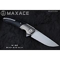 MAXM16E Maxace Mamba Black SLD-Magic Blade Titanium/Black G-10 Handle IKBS Linerlock Clip