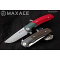 MAXM16F Maxace Mamba Red SLD-Magic Blade Titanium/Red G-10 Handle IKBS Linerlock Clip