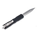 MCT22710 Microtech 227-10 Dirac Delta AUTO OTF M390 SW Double Edge Dagger Blade Black Aluminum Handles USA