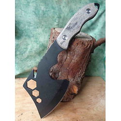 CN211395 Hatchet Axe Black Wood Handle Stainless Blade Nylon Sheath