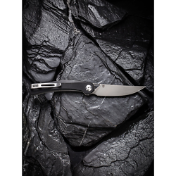 CIVC200131 CIVIVI Lazar Black 10Cr15CoMoV Blade G10 Handles Ceramic Bearings Liner Lock