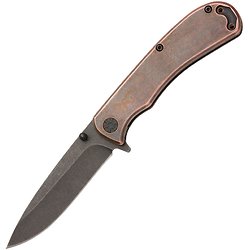 BR0473 Browning Rivet Copper Handle D2 Blade IKBS Linerlock Clip