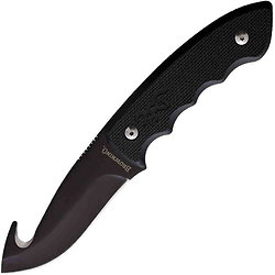 BR0389 Browning Guthook Black Stainless Blade ABS Handle Nylon Sheath