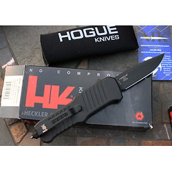 HK54056 HK Incursion OTF Black AUTO 154CM black Blade Aluminum Handles Clip Made In USA
