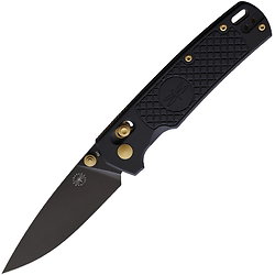 AMR202202 Amare Field Bro Black/Gold G10 Handle VG-10 Blade Axis Lock Clip