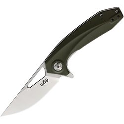 BEDC2204OD Beyond EDC Sirocco Od Green G10 Handle Trailing Point D2 Blade Linerlock Clip