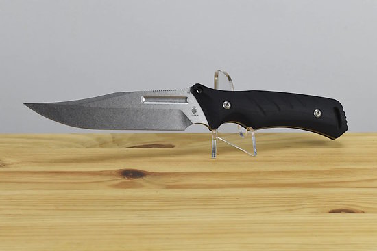 KI1053A1 Kizer Sou'wes' Fixed Blade Black G10 Handle D2 Blade Kydex Sheath