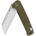 QS130XLB2 QSP Knives Penguin Plus Bronze CPM-20CV Satin Sheepsfoot Blade Titanium Handles IKBS
