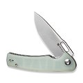 S200652 Sencut Knives Vesperon Jade 9Cr18MoV Satin Blade Jade G10 Handles IKBS Linerlock Clip