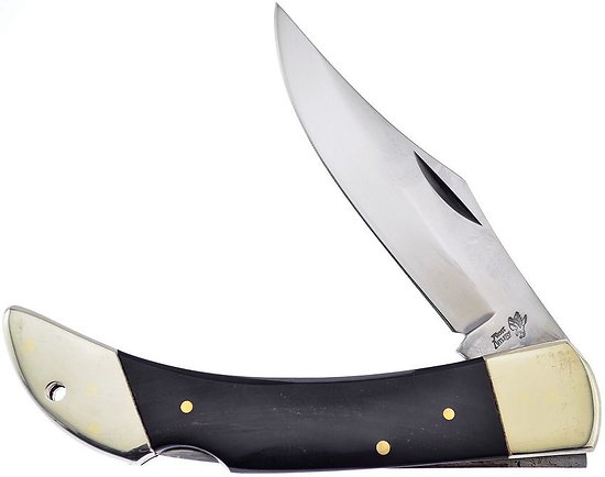 F14127CBH Frost Cutlery Lockback Buffalo Horn Handle Stainless Blade 