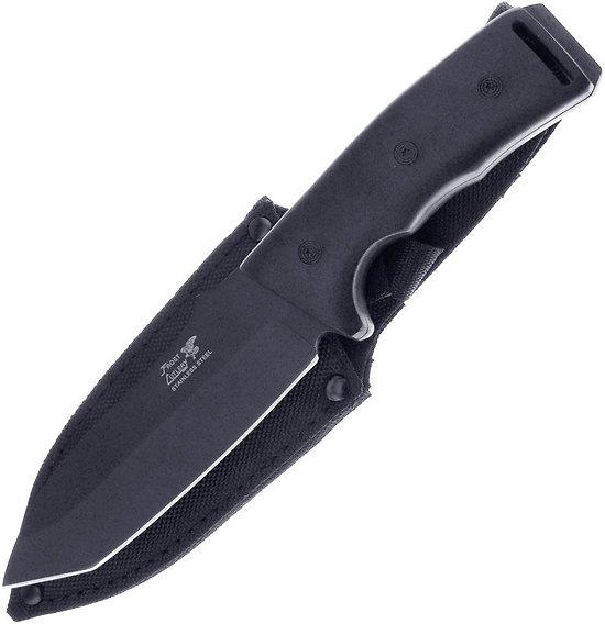 F18325 Frost Cutlery Special Defense Bowie Tanto Stainless Blade Pakkawood Handle Nylon Sheath