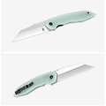 KIL3008A1 Kizer Cutlery Porcupine Jade G10 Handle 9Cr18MoV Blade IKBS Linerlock Clip