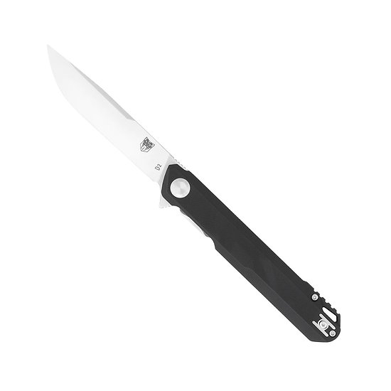 CBTMONBLK CobraTec Knives Monarch Black G10 Handle D2 Blade Linerlock Clip