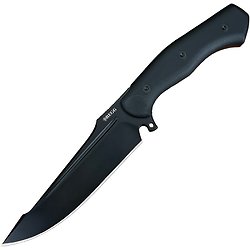 BG047 Begg Knives Alligator Black G10 Handle 14C28N Blade Kydex Sheath