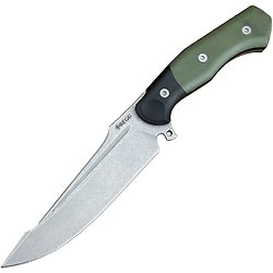 BG050 Begg Knives Alligator Black/Green G10 Handle 14C28N Blade Kydex Sheath