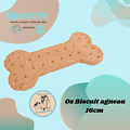 Biscuits "Os" à l'agneau et au riz 17 cm -
