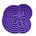 Gamelle d'enrichissement - Mandala - Violet Lézart- SodaPup  