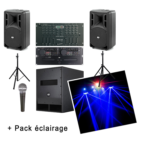 PACK "TOTAL FIESTA 2" (1 200W) - PACK COMPLET PRET A L'EMPLOI