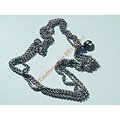 Bracelet Femme Fille 6 Chaines Pur Acier Inoxydable Argenté 20 cm Ajustable