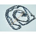 Chaine Longue Argenté 71 cm Pur Acier Inoxydable Maille Forçat 2,5 mm Maillon Rectangle