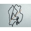 Chaine Collier 45 cm Style Maille Ovale Argenté Pur Acier Inoxydable Chirurgical 1,9 mm