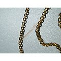 Chaine Collier 45 cm Style Maille Jaseron Doré Plaqué Or Pur Acier Inoxydable Chirurgical 1,9 mm