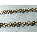 Chaine Collier 50 cm Style Maille Jaseron Doré Plaqué Or Pur Acier Inoxydable Chirurgical 2 mm
