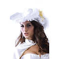  Déguisement Costume Dame blanche Pirate Chapeau  avec Cape XL