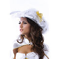  Déguisement Costume Dame blanche Pirate Chapeau  avec Cape XL