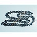 Collier 51 cm Chaine Maille Gourmette Plate 6 mm Acier Inoxydable