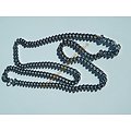 Collier Chaine 50 cm Maille Gourmette Plate Acier Inoxydable 4 mm