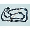Collier Chaine Maille Gourmette Plate Acier Inoxydable 3,7 mm