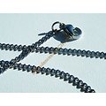 Collier Chaine Maille Gourmette Plate 1,8 mm Acier Inoxydable 53 cm