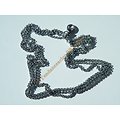 Bracelet Femme Fille 6 Chaines Pur Acier Inoxydable Argenté 20 cm Ajustable
