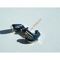 Pendentif Marin Mini Ancre Marine 3D Argenté 20 mm Pur Acier Inoxydable + Chaine