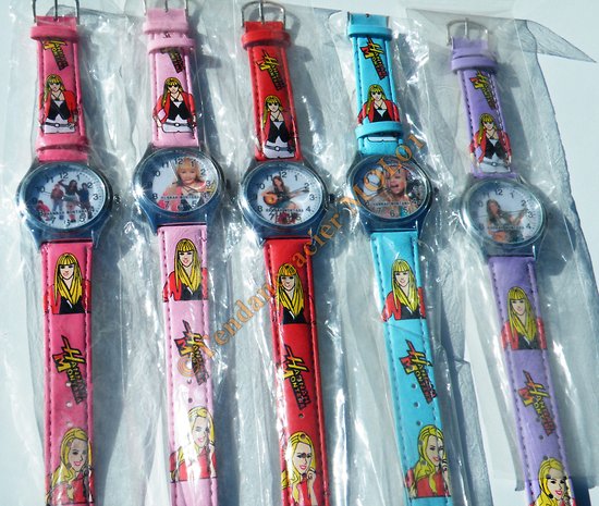 LOT 5 MONTRES HANNA MONTANA FILLE FEMME COOL STYLE Multicolore
