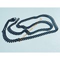 Collier Chaine Maille Gourmette Plate Acier Inoxydable 3,7 mm