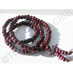 Collier Ou Bracelet Mâlâ Japa Mala Rudraksha Chapelet Religion Protection 108 Perles