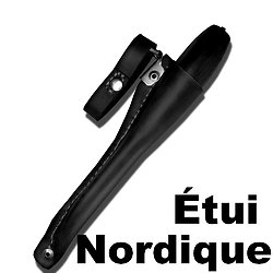 Etui Scandinave Dangler Noir - Lame de 7 à 10 cm 